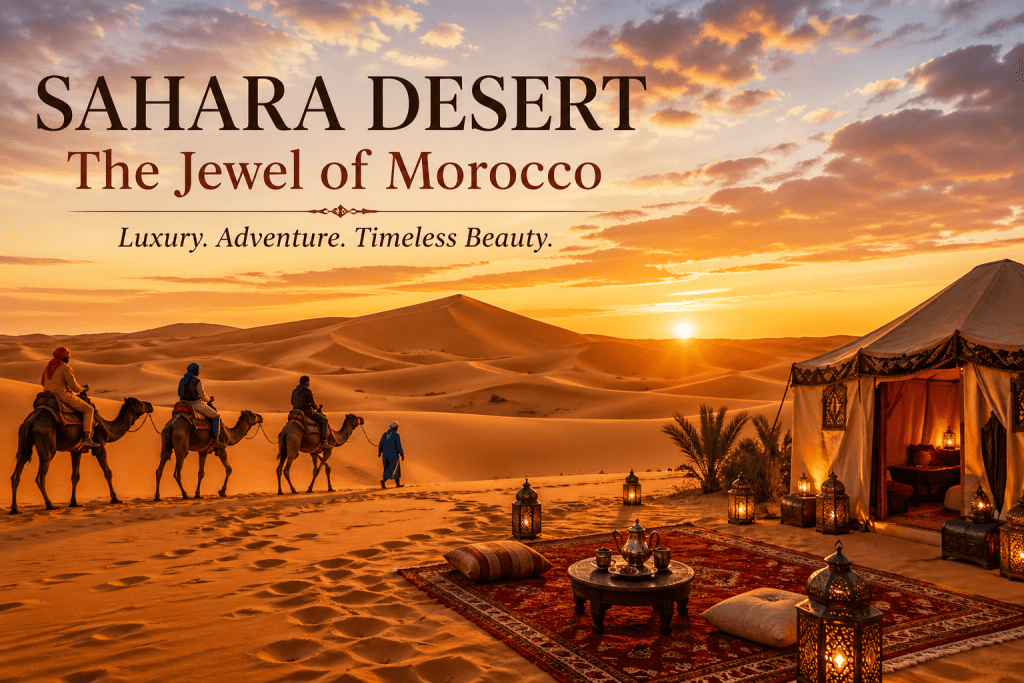 Sahara Desert in Morocco,